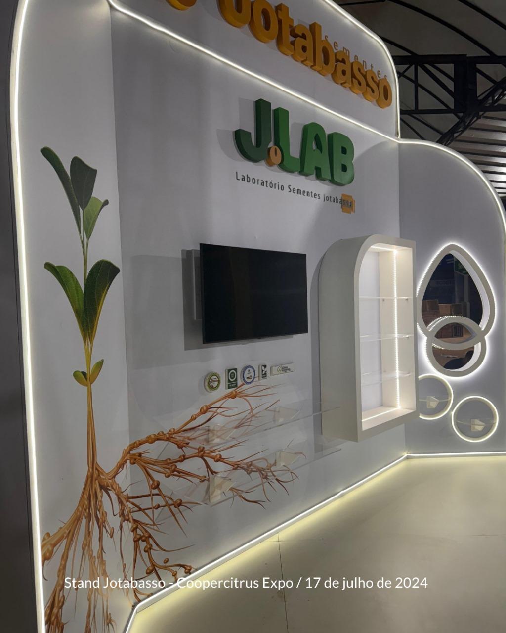 Stand Jotabasso construído pela Minério — Coopercitrus Expo 2024